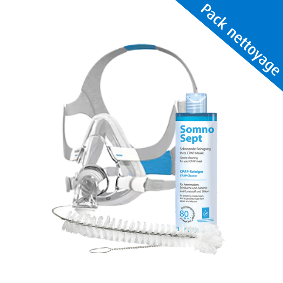 photo pour Pack nettoyage : Masque AirFit™ F20 avec aimants à partir de Linde Homecare France