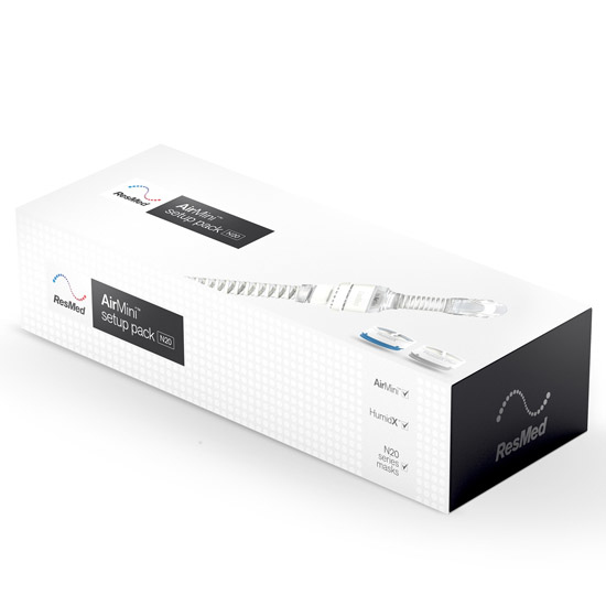 photo pour N20 AirMini™ setup pack Tuyau AirMini ResMed pour Masque N20 avec aimants à partir de Linde Homecare France