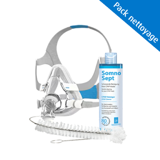 photo pour Pack nettoyage : Masque AirFit™ F20 avec aimants à partir de Linde Homecare France